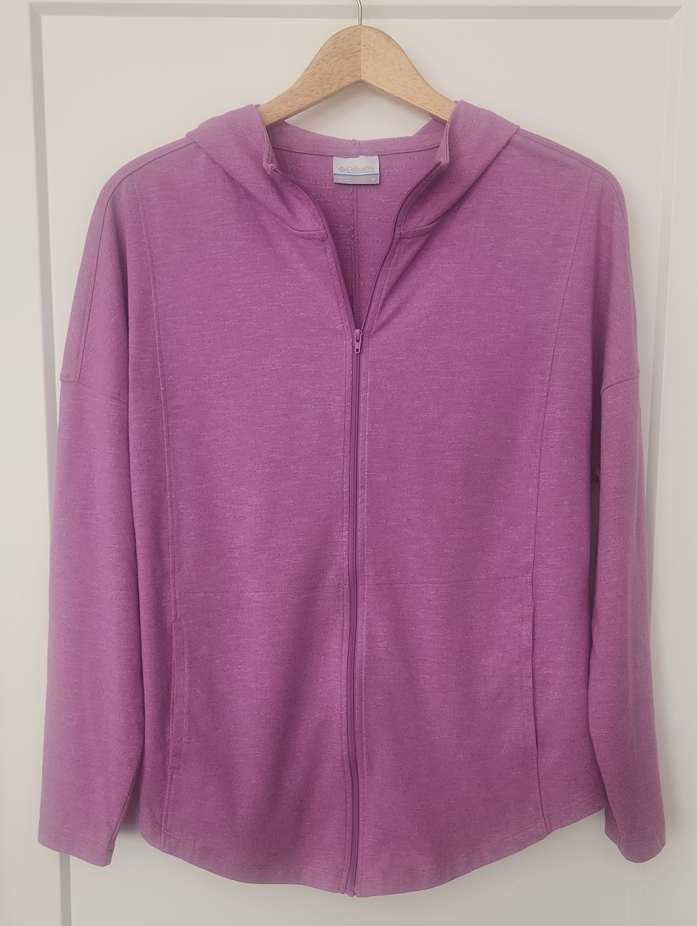Columbia Zip-Front Hooded Jacket - Lavender Purple